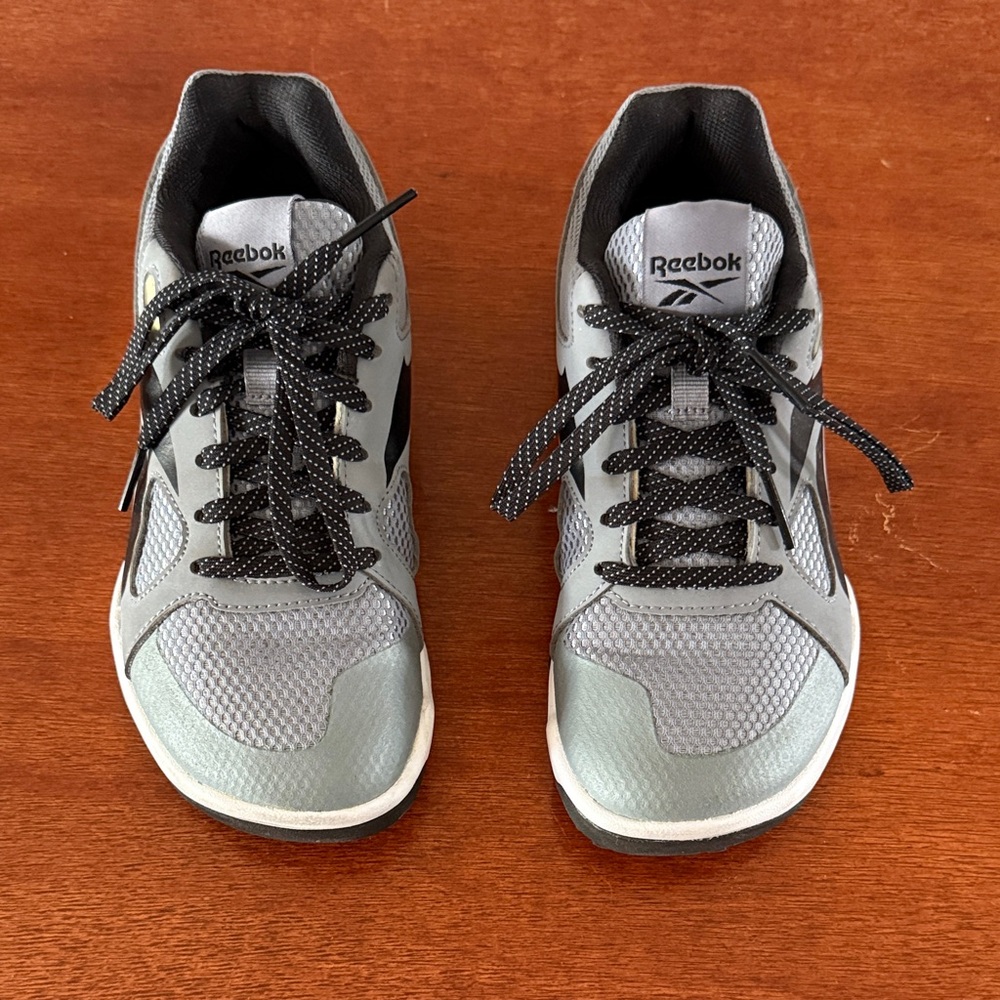 Reebok Gray and Black Athletic Shoes